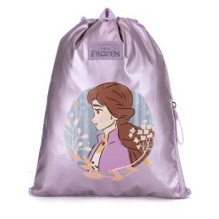 Worek Frozen. Fioletowe plecaki damskie Frozen, bez wzorów, sportowe. Za 49.99 zł.