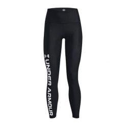 Legginsy fitness damskie Under Armour Branded. Czarne bielizna termoaktywna damska Under Armour, xs, bez wzorów, bez ramiączek. Za 119.99 zł.
