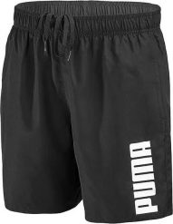 Puma Kąpielówki Męskie Szorty Mid Czarny XL. Zielone kąpielówki męskie Puma, l, bez wzorów, z materiału, krótkie, do pływania. Za 164.99 zł.