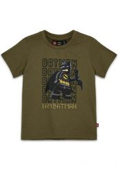 Koszulka Dziecięca LEGO BATMAN Tano 600 Zielona. Zielone t-shirty dla chłopców LEGO, bez wzorów, z bawełny, bez ramiączek. Za 59.99 zł.