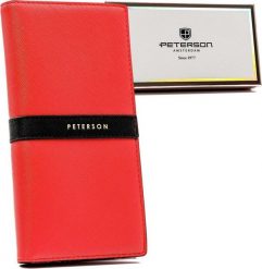 Peterson Damski portfel ze skóry ekologicznej Peterson PTN 004-SAF P NoSize. Portfele damskie Peterson, bez wzorów, ze skóry ekologicznej. Za 116.57 zł.