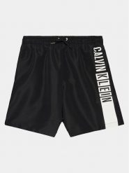 Calvin Klein Swimwear Szorty kąpielowe KV0KV00035 Czarny Regular Fit. Czarne szorty dla chłopców Calvin Klein Swimwear, bez wzorów, z syntetyku. Za 139.99 zł.