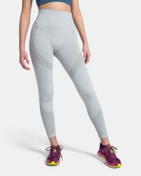 Damskie legginsy bezszwowe Kilpi SEAMIO-W. Szare legginsy sportowe damskie Kilpi, s, bez wzorów, z dzianiny, z obniżonym stanem, długie, do biegania. Za 91.56 zł.