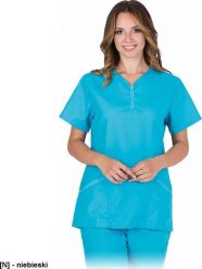 R.E.I.S. CANZONA-J - bluza damska ochronna z krótkim rękawem, 2 kieszenie, dekolt z suwakiem XL. Brązowe bluzy damskie R.E.I.S., s, bez wzorów, bez kaptura. Za 59.23 zł.