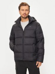 4F Kurtka puchowa 4FWAW24TDJAM513 Czarny Regular Fit. Czarne kurtki męskie 4f, l, bez wzorów, z puchu, bez kaptura. Za 489.99 zł.