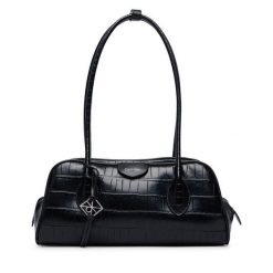 Torebka Calvin Klein. Czarne torebki do ręki damskie Calvin Klein, bez wzorów, klasyczne, bez dodatków. Za 649.99 zł.