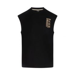 Tank top Protest Dilston. Czarne t-shirty męskie Protest, na lato, l, bez wzorów, z materiału, eleganckie, bez kołnierzyka. Za 174.50 zł.