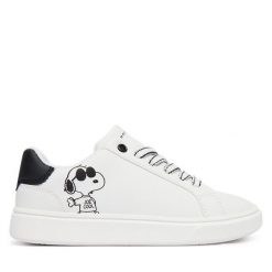 Sneakersy Tommy Hilfiger. Białe trampki i tenisówki chłopięce Tommy Hilfiger, bez wzorów, bez zapięcia. Za 364.99 zł.
