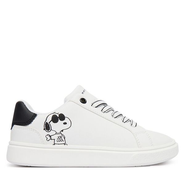 Sneakersy Tommy Hilfiger. Białe trampki i tenisówki chłopięce Tommy Hilfiger, bez wzorów, bez zapięcia. Za 364.99 zł.