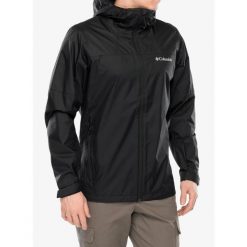 Kurtka przeciwdeszczowa męska Columbia Inner Limits III Jacket. Czarne kurtki sportowe męskie Columbia, m, bez wzorów, trekkingowe. Za 387.99 zł.