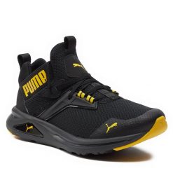 Sneakersy Puma. Czarne trampki i tenisówki chłopięce Puma, bez wzorów, bez zapięcia. Za 129.99 zł.