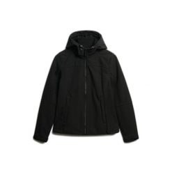 Damska kurtka z kapturem Superdry Classic Trekker. Czarne kurtki damskie Superdry., bez wzorów, z kapturem. Za 405.40 zł.