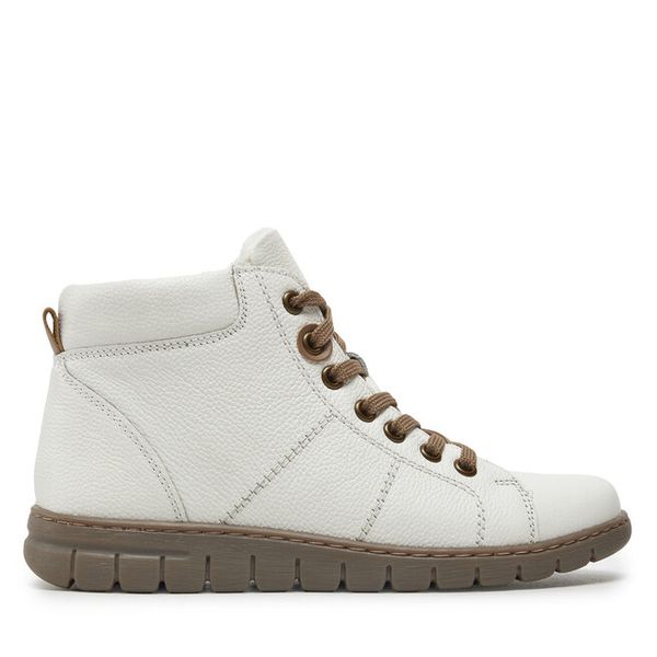 Trzewiki Go Soft. Brązowe botki damskie GO SOFT, bez obcasa, na płaskiej podeszwie, bez zapięcia. Za 169.99 zł.