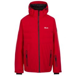 Dlx Randolph- Męska kurtka narciarska Dlx czerwona. Czerwone kurtki męskie DLX, m, bez wzorów, z puchu, bez kaptura, narciarskie. Za 633.99 zł.