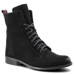 Czarne Botki Pro-Moda Obuwie Damskie Buty Ze Skóry. Czarne botki damskie PRO-MODA, na wiosnę, ze skóry, biznesowe, bez obcasa, na obcasie, bez zapięcia. Za 299.00 zł.