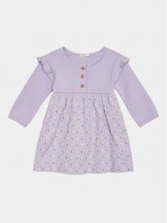 United Colors Of Benetton Sukienka codzienna 37G4AV00B Fioletowy Regular Fit. Fioletowe sukienki dla dziewczynek United Colors Of Benetton, bez wzorów, z bawełny, bez ramiączek. Za 69.99 zł.