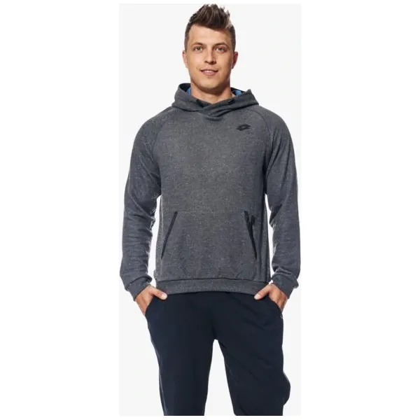 Lotto Bluza Bryan Vi Sweat Hd , szary, rozmiar XL. Szare bluzy męskie Lotto, m, bez wzorów, z bawełny, bez kaptura. W wyprzedaży za 129.99 zł.