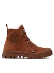 Palladium Trapery Pampa Hi Zip Wl 95982-200-M Brązowy. Brązowe śniegowce i trapery damskie Palladium, z nubiku. Za 363.35 zł.