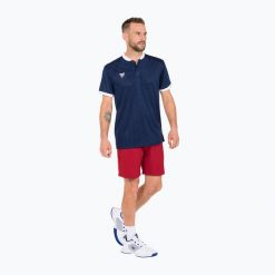 Koszulka polo tenisowa męska Tecnifibre Team Mesh. Niebieskie koszulki polo męskie TECNIFIBRE, l, bez wzorów, z meshu, bez kołnierzyka, bez ramiączek, tenisowe. Za 263.00 zł.