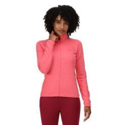 Bluza turystyczna polarowa damska Regatta Nevona. Czerwone bluzy sportowe damskie Regatta, bez wzorów, z bawełny, bez kaptura, trekkingowe. Za 161.70 zł.