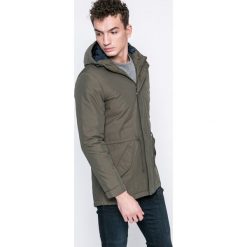Tokyo Laundry - Parka. Zielone kurtki męskie Tokyo Laundry, m, bez wzorów, z bawełny, długie, z kapturem. W wyprzedaży za 129.90 zł.