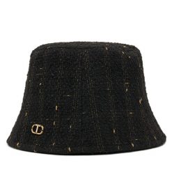 Kapelusz TWINSET. Czarne czapki i kapelusze damskie Twinset, bez wzorów. Za 359.99 zł.