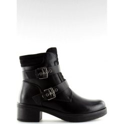 Botki damskie czarne 7B706 Black. Czarne botki damskie ButyModne, ze skóry ekologicznej, bez obcasa, na obcasie, bez zapięcia. W wyprzedaży za 99.00 zł.