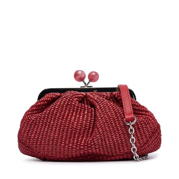 Torebka Weekend Max Mara. Czerwone torebki do ręki damskie Weekend Max Mara, bez wzorów, wizytowe, bez dodatków. Za 810.99 zł.