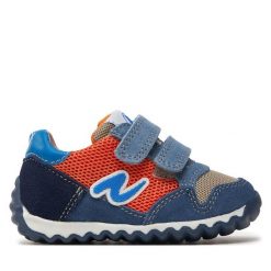 Sneakersy Naturino. Niebieskie półbuty chłopięce Naturino, bez wzorów, bez zapięcia. Za 379.99 zł.