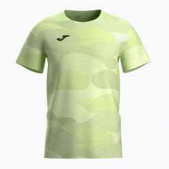 Koszulka tenisowa męska Joma Challenge. Żółte koszulki sportowe męskie Joma, l, bez wzorów, z elastanu, bez kołnierzyka, bez ramiączek, tenisowe. Za 179.99 zł.
