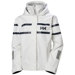 Kurtka impermeabilna damska Helly Hansen Salt Inshore. Białe kurtki damskie Helly Hansen, l, bez wzorów, bez kaptura. Za 999.00 zł.