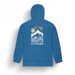 Bluza z kapturem Picture Kenoma Zip Serenity Blue. Niebieskie bluzy męskie Picture, l, bez wzorów, z kapturem. Za 401.85 zł.