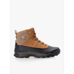 Buty zimowe męskie Sorel Buxton Lite Lace Plus WP. Brązowe trekkingi męskie Sorel, na zimę, trekkingowe. Za 493.99 zł.