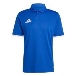 Koszulka męska adidas Entrada Polo. Białe koszulki polo męskie Adidas, m, bez wzorów, sportowe, bez ramiączek. Za 78.99 zł.