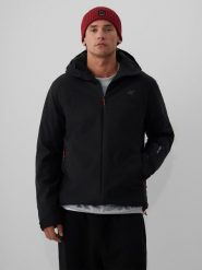 4F Kurtka zimowa membrana 5000 męska - czarna XXL. Czarne kurtki męskie 4f, na zimę, m, bez wzorów, klasyczne, bez kaptura. Za 349.99 zł.