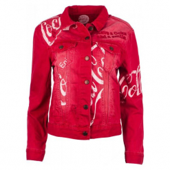 Desigual Kurtka Damska Coke 34 Czerwony. Kurtki damskie marki Desigual. W wyprzedaży za 453.00 zł.