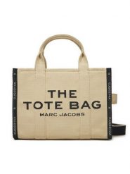 Marc Jacobs Torebka The Jacquard Medium Tote Bag M0017027 Beżowy. Brązowe torebki do ręki damskie Marc Jacobs, bez wzorów, z materiału, bez dodatków. Za 1,379.00 zł.