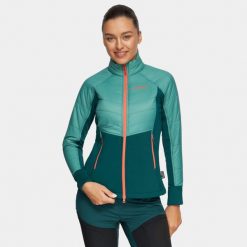 Kurtka damska hybrydowa Alpinus Tofana oliwkowa Pro. Zielone kurtki damskie Alpinus, xl, bez wzorów, bez kaptura. Za 399.00 zł.