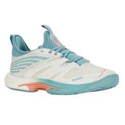 Buty do tenisa damskie K-Swiss Speedtrack Allcourt. Brązowe obuwie sportowe damskie K-SWISS, bez wzorów, z materiału, tenisowe. Za 807.00 zł.