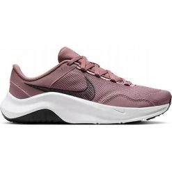 Buty treningowe damskie Nike Legend Essential 3. Czerwone obuwie sportowe damskie Nike, bez wzorów, z gumy, na fitness i siłownię. Za 382.00 zł.