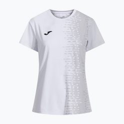 Koszulka tenisowa damska Joma Smash W. Białe koszulki sportowe damskie Joma, m, bez wzorów, z elastanu, bez kołnierzyka, bez ramiączek, tenisowe. Za 119.99 zł.