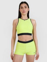 4F Góra od bikini damska - zielona M. Zielone bikini damskie 4f, na lato, m, bez wzorów. W wyprzedaży za 59.99 zł.