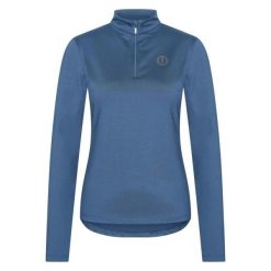 Damska koszulka do jazdy konnej Imperial Riding Amy. Niebieskie t-shirty damskie IMPERIAL RIDING, bez wzorów, bez kołnierzyka. Za 210.25 zł.