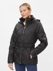 Tommy Hilfiger Kurtka zimowa WW0WW40327 Czarny Regular Fit. Czarne kurtki damskie Tommy Hilfiger, na zimę, s, bez wzorów, z syntetyku, bez kaptura. Za 1,049.00 zł.