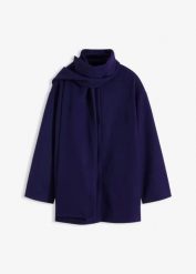 Kurtka. Niebieskie kurtki damskie bonprix, bez wzorów, bez kaptura. Za 229.99 zł.