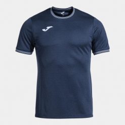 Koszulka Joma Toletum V. Niebieskie koszulki sportowe męskie Joma, l, bez wzorów, bez kołnierzyka, bez ramiączek, do piłki nożnej. Za 258.00 zł.