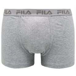 Fila Bokserki Męskie 3-pack Szary, S. Szare bokserki męskie Fila, m, bez wzorów, z bawełny. Za 132.99 zł.