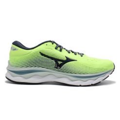 Mężczyźni bieganie buty Mizuno Wave Sky 5. Żółte buty sportowe męskie Mizuno, z materiału, bez zapięcia, do biegania, mizuno wave. Za 828.00 zł.