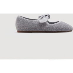 Mango Kids - Baleriny dziecięce Antoine. Baleriny dziewczęce Mango Kids, z materiału. Za 99.90 zł.