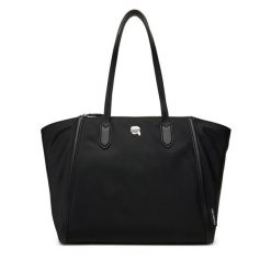 Torebka KARL LAGERFELD. Czarne torebki do ręki damskie KARL LAGERFELD, bez wzorów, bez dodatków. Za 669.99 zł.